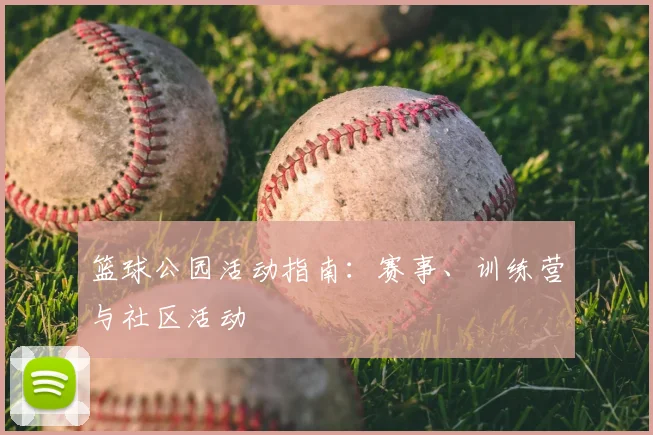篮球公园活动指南：赛事、训练营与社区活动